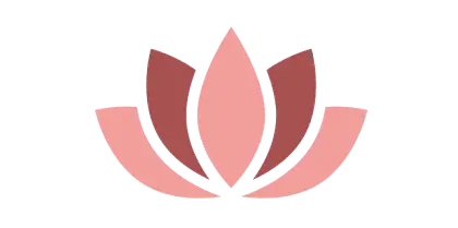 Pink Lotus Flower Spa Logo Illustration