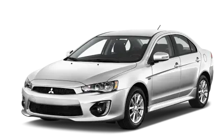 Sleek Silver Mitsubishi Sedan