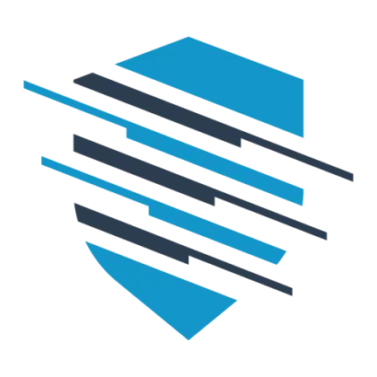 Blue and Black Shield