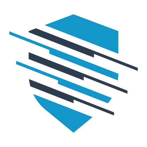 Blue and Black Shield