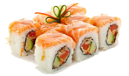 Delicious Salmon Sushi Rolls