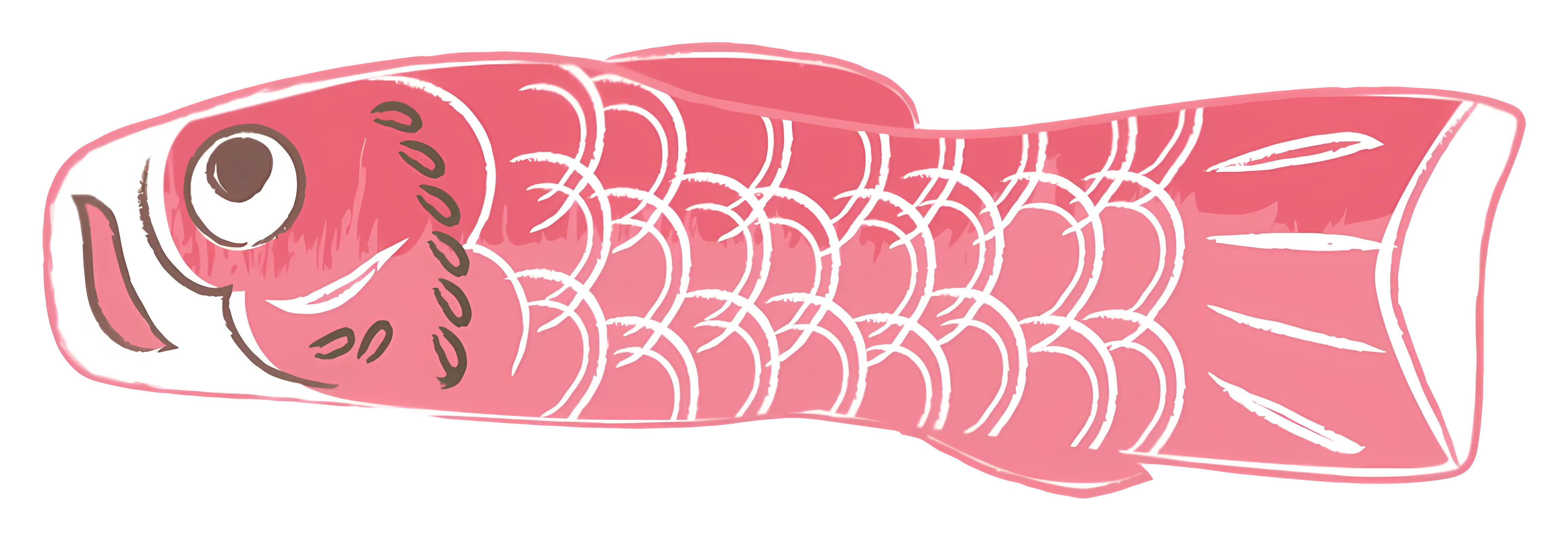 Koinobori Fish Flag Illustration