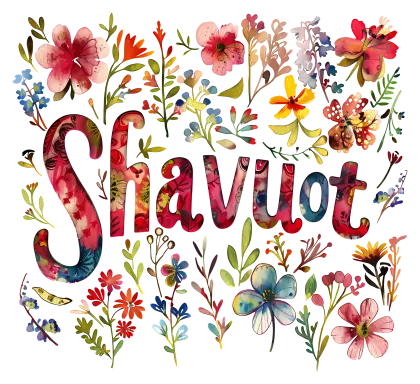 Floral Shavuot Design