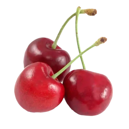 Fresh Red Cherries with Vibrant Hue