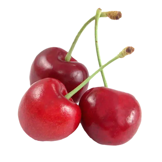 Fresh Red Cherries with Vibrant Hue