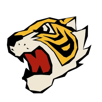 Roaring Tiger Head Illustration