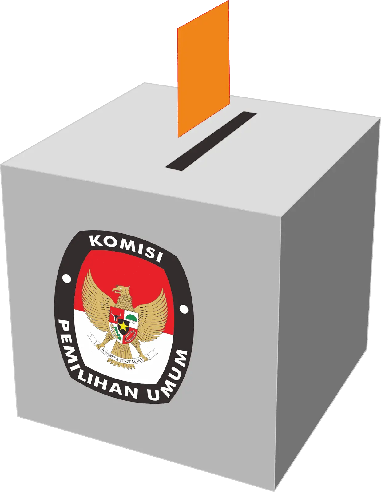 Election Ballot Box with Emblem