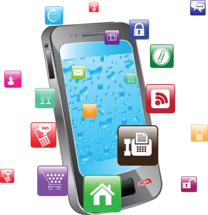 Smartphone with App Icons