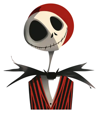 Spooky Skeleton Character