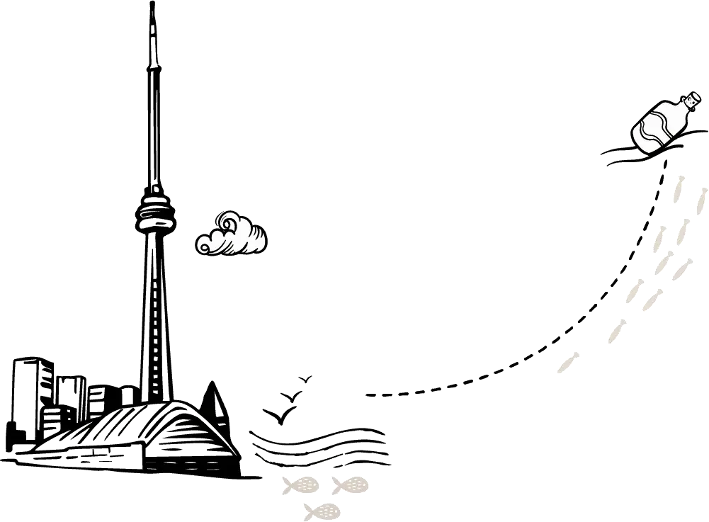 Toronto Skyline with CN Tower