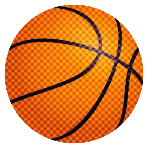 Orange Basketball Illustration