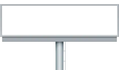 Blank Billboard Illustration