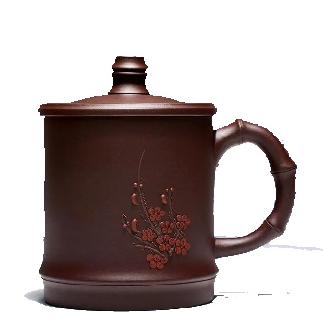 Brown Ceramic Cup with Handle