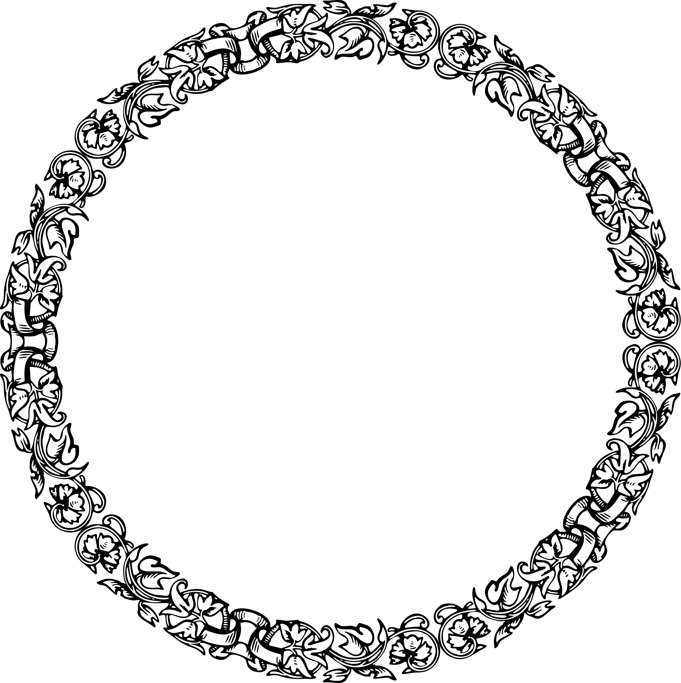 Ornamental Circular Border Design