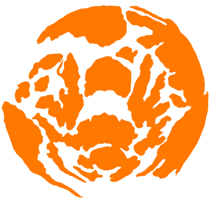 Orange Globe Symbol of the World