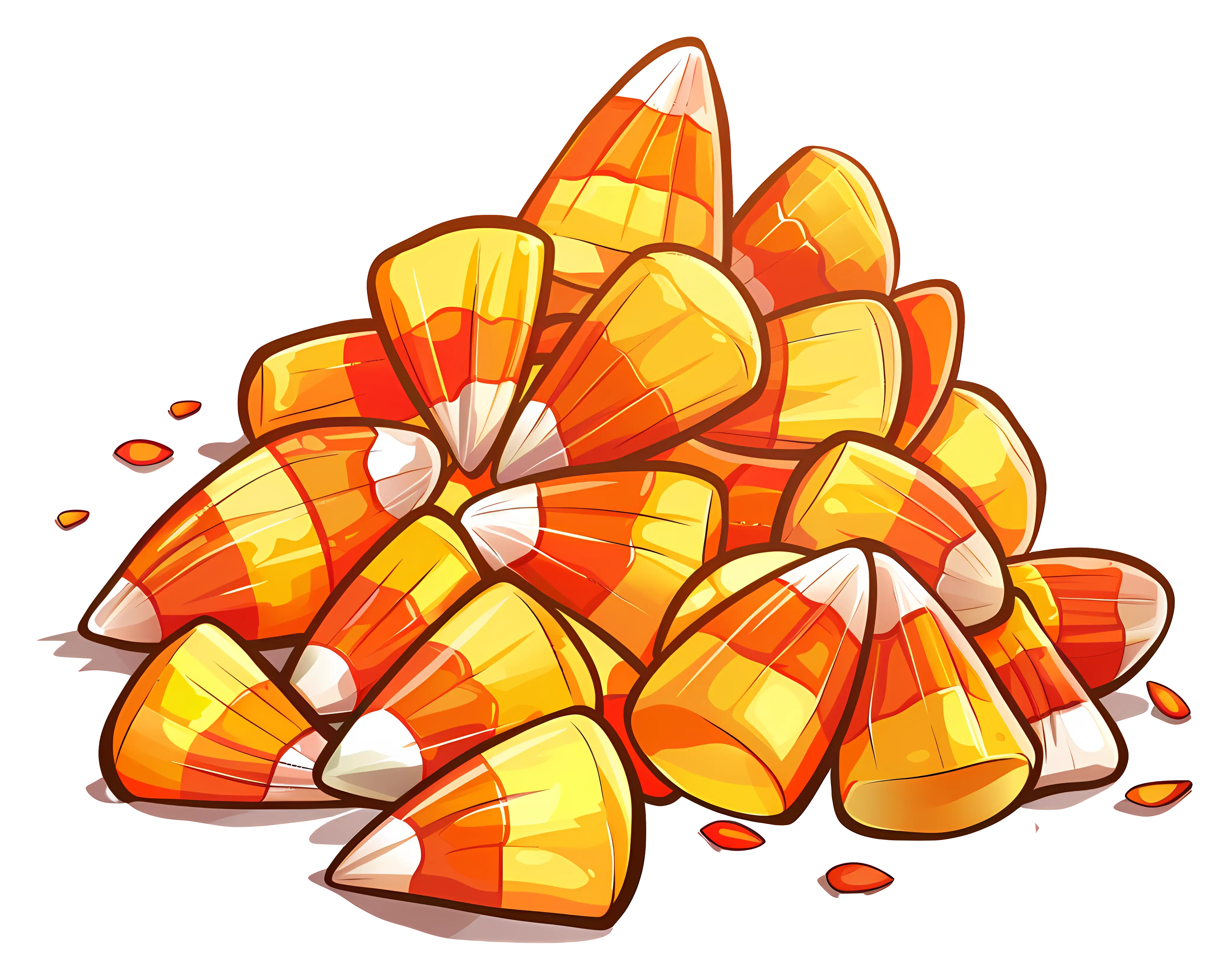 Pile of Candy Corn for Halloween