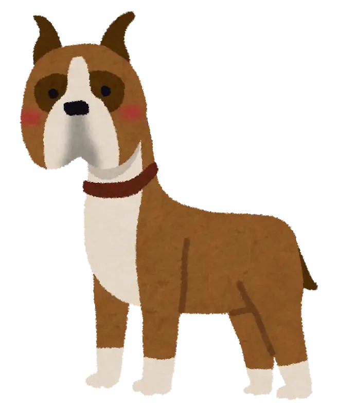 Brown Cartoon Dog Illustration