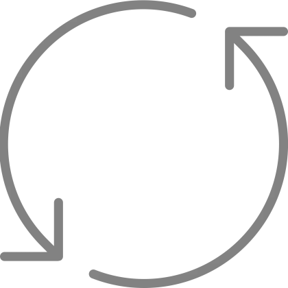 Circular Arrows in Gray