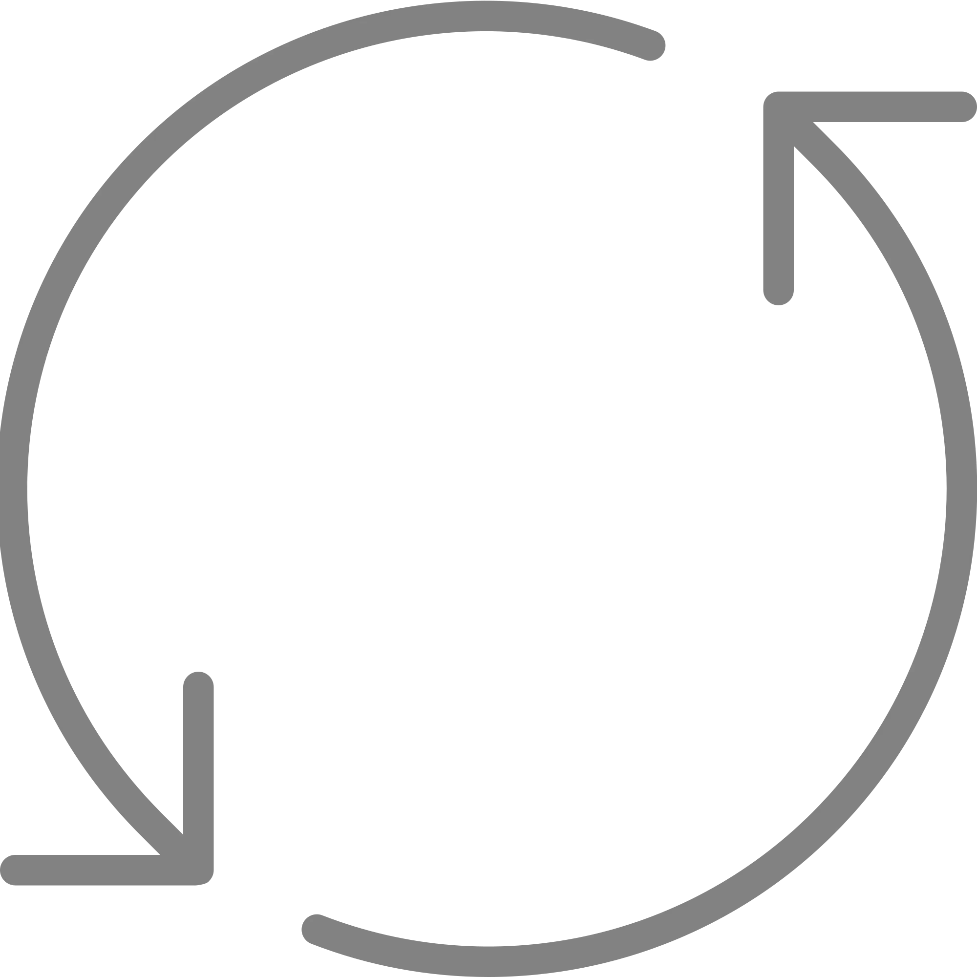 Circular Arrows in Gray