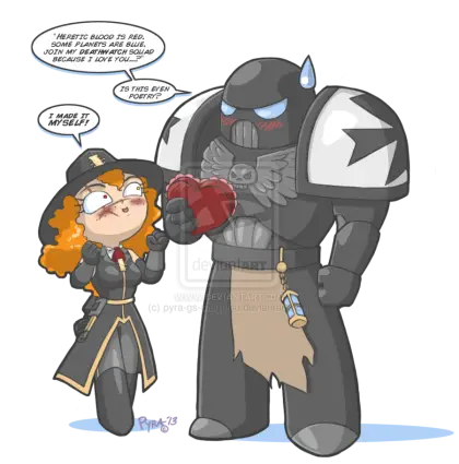 Cartoon Characters: Knight and Witch