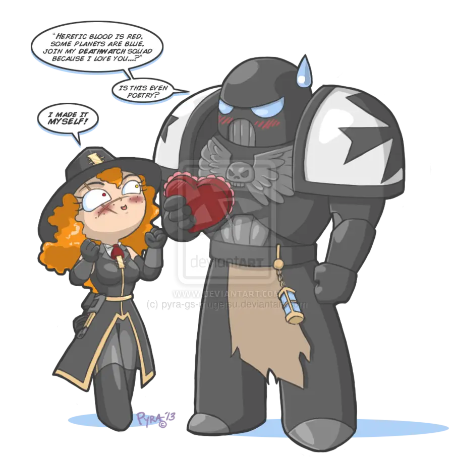 Cartoon Characters: Knight and Witch
