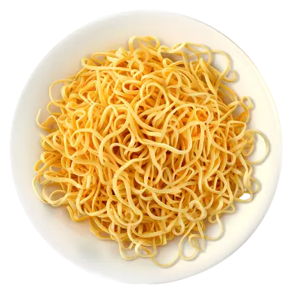 Plain Noodles in Bowl