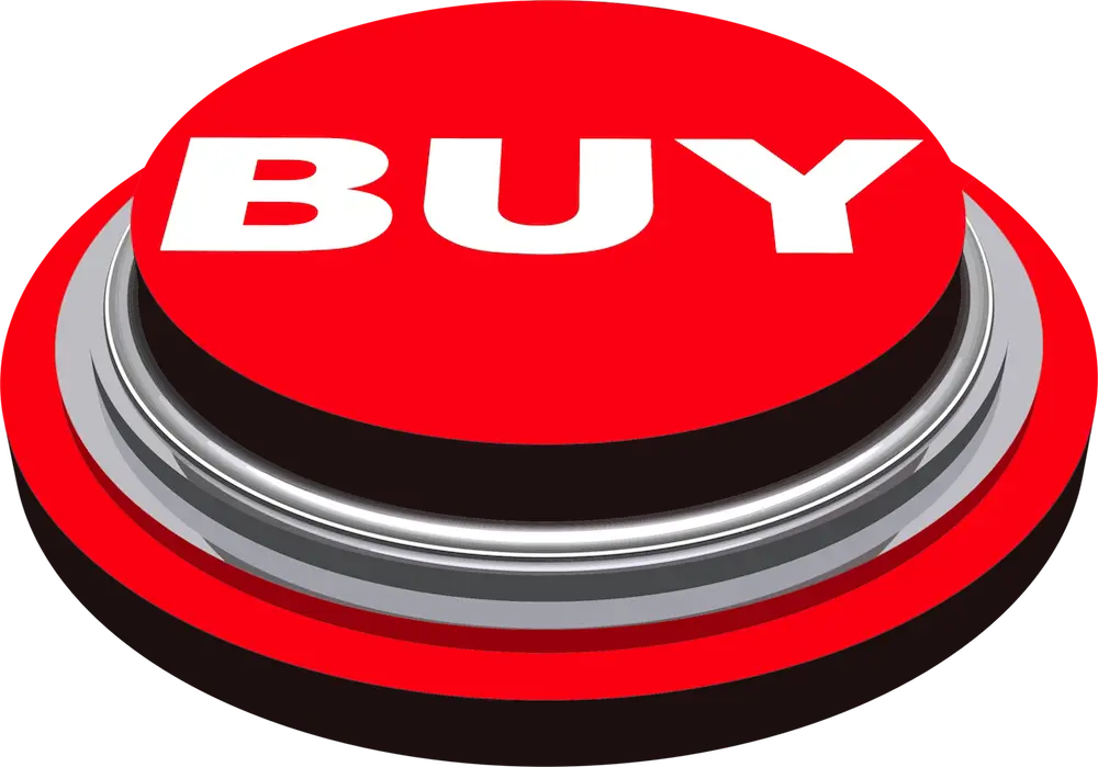 Red Buy Button for Online Shopping