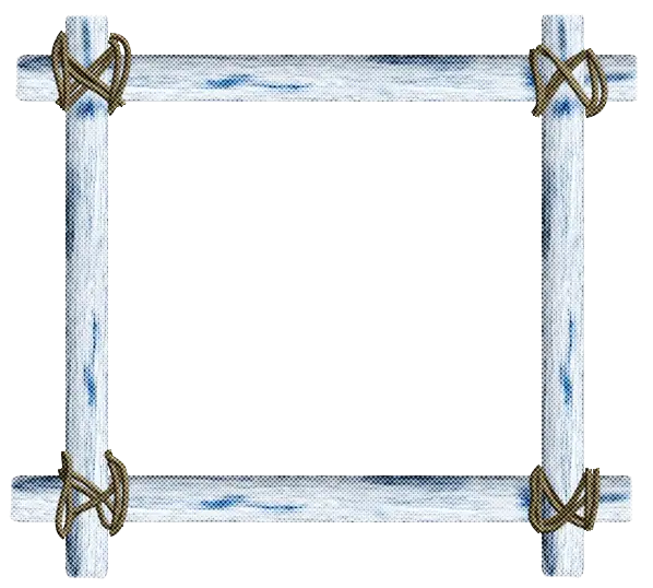 Rustic Wooden Square Frame Design