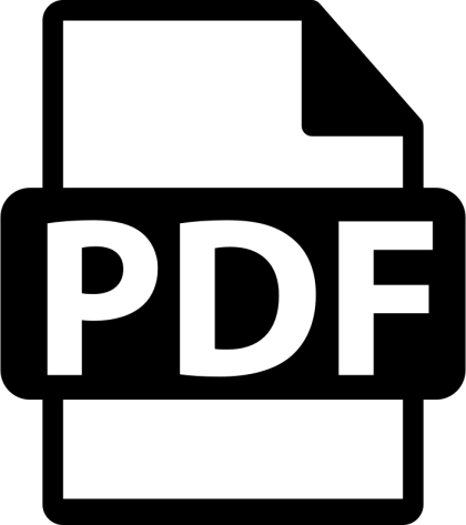 Black and White PDF Document Icon