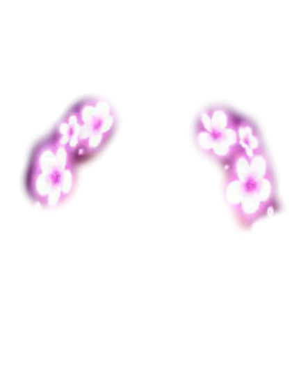 Glowing Pink Flower Petals