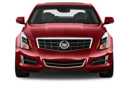 Luxury Red Car Front View
