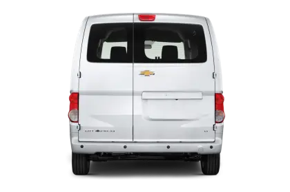 White Van Rear View for Transport