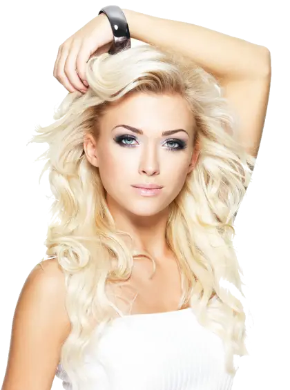 Blonde Woman Fashion Pose