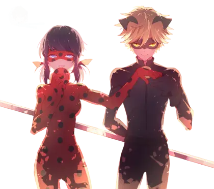 Superhero Duo Cartoon Artwork