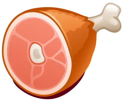 Cartoon Ham Illustration