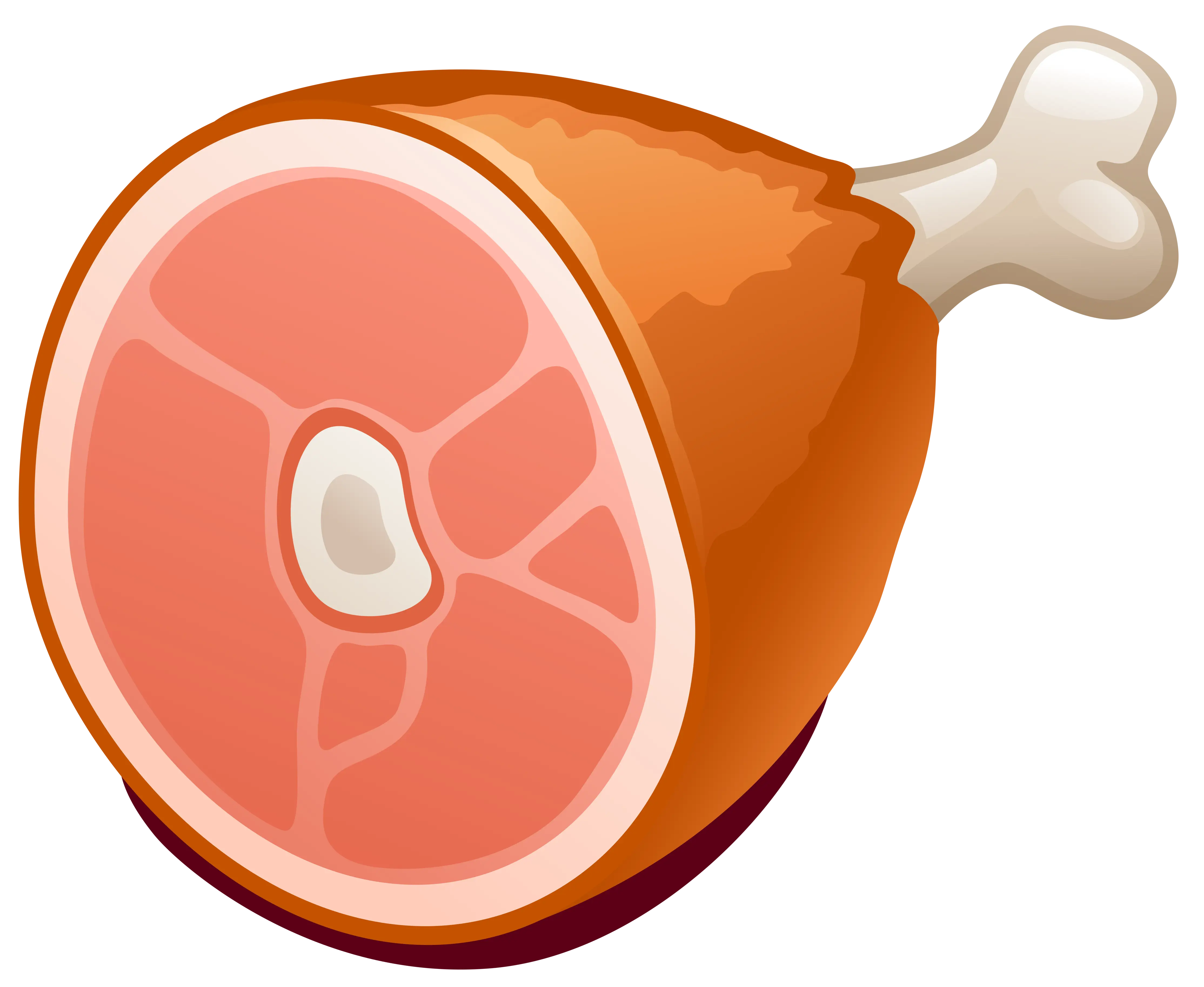 Cartoon Ham Illustration