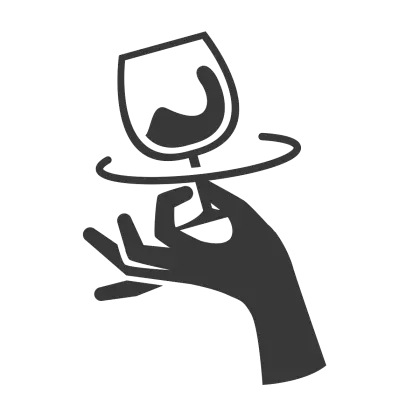 Hand Holding Wine Glass Icon