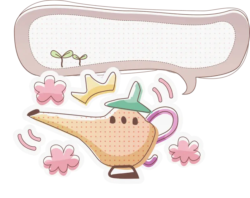 Cartoon Magic Lamp Illustration