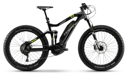 Sleek Black Electric Mountain Bike