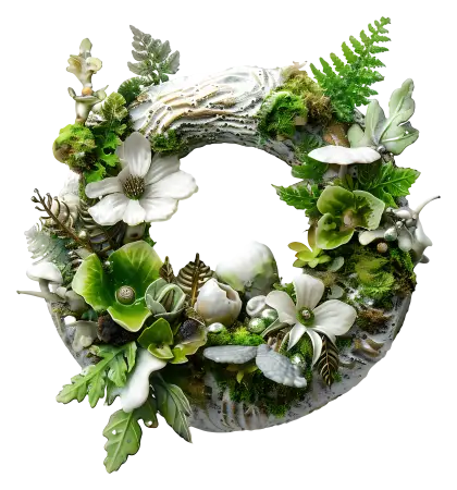 Beautiful Floral Wreath