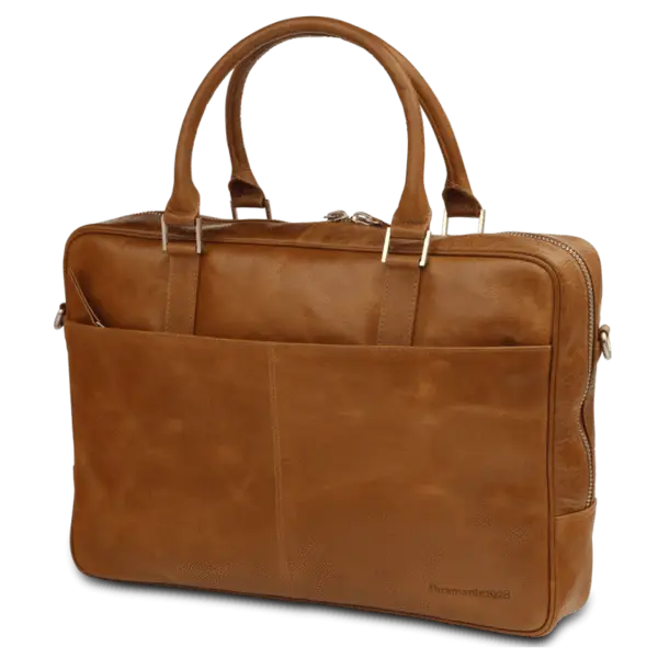 Stylish Brown Leather Briefcase