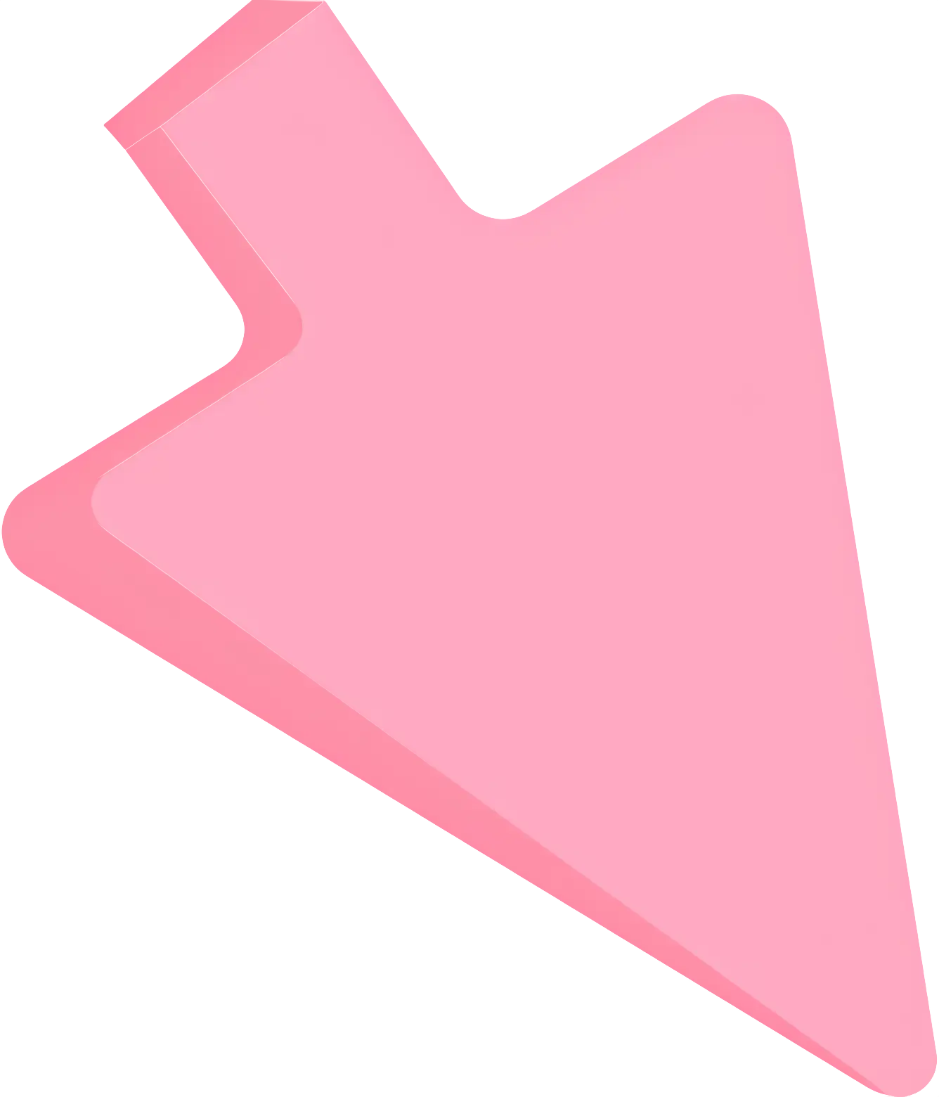 Pink Arrow Illustration