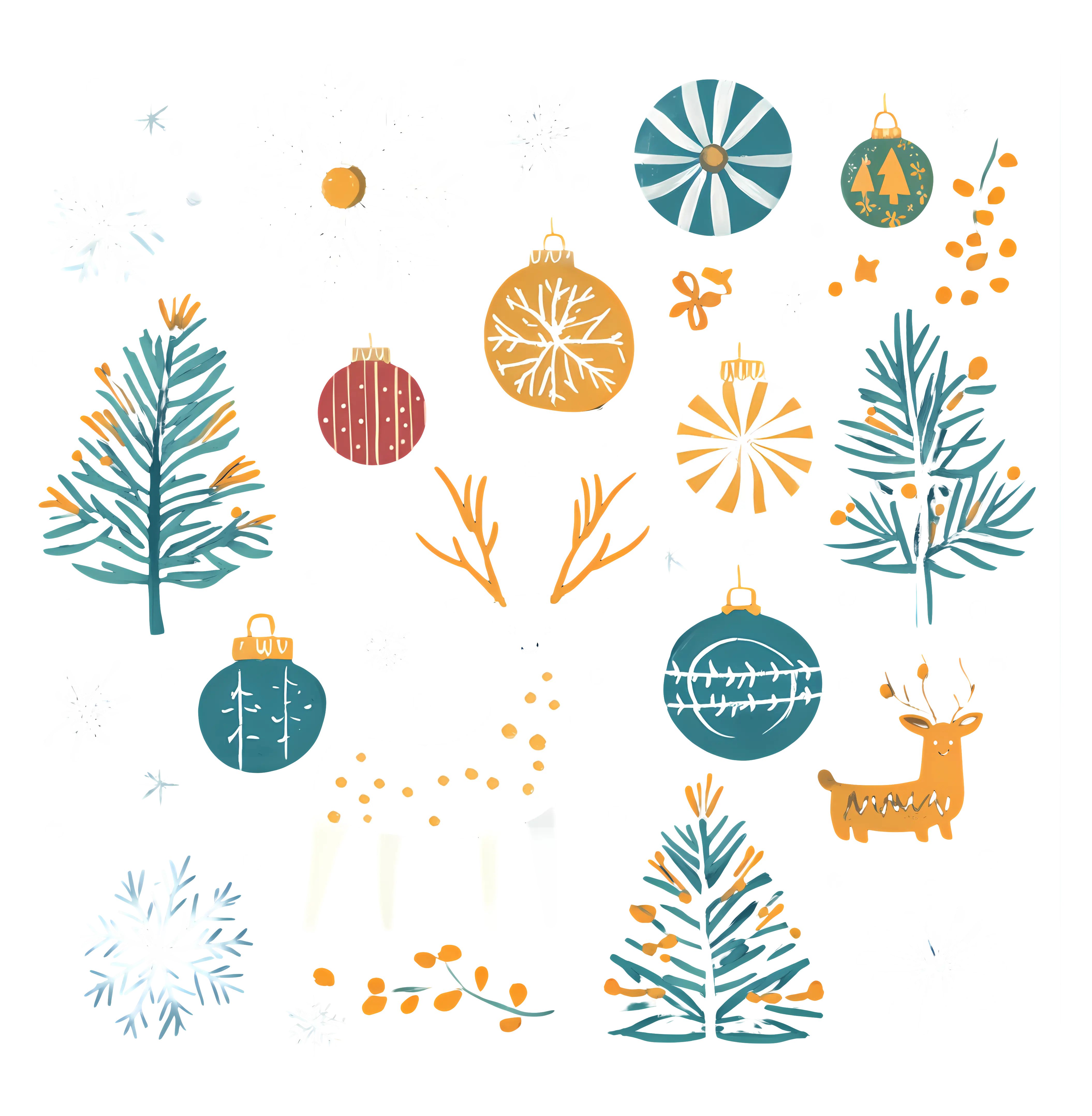Christmas Ornaments and Trees
