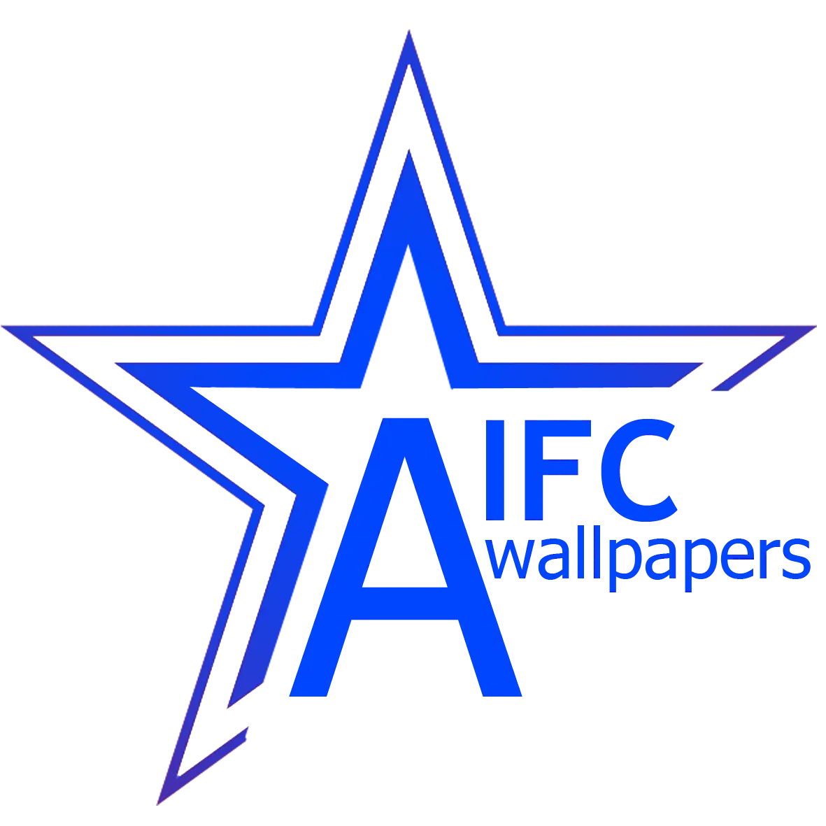 Blue Star Logo with Text