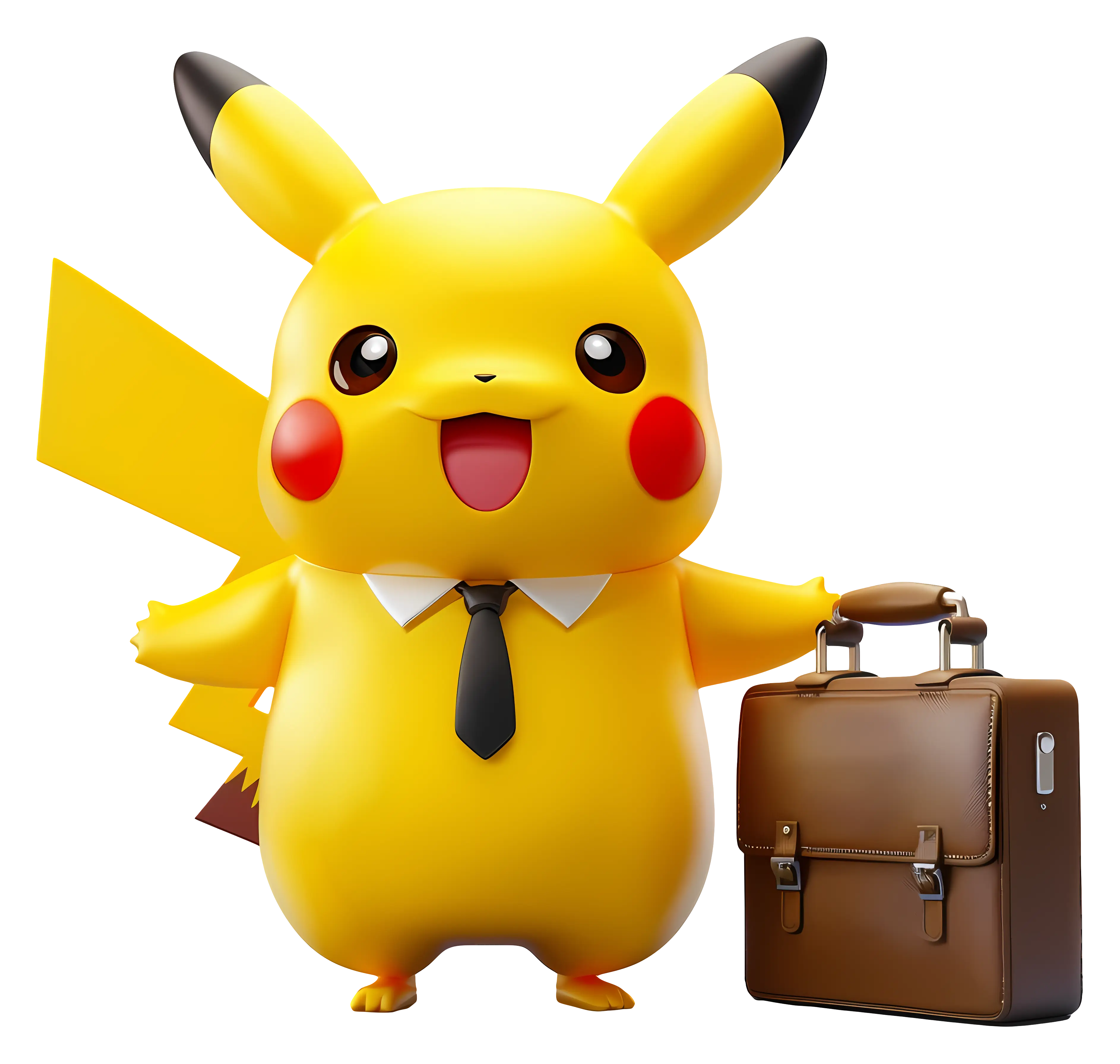 Pikachu with Briefcase