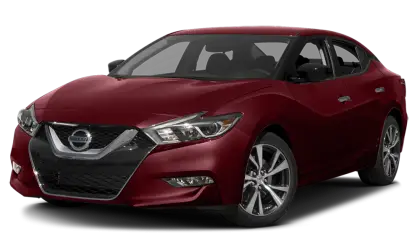 Modern Red Sedan Vehicle