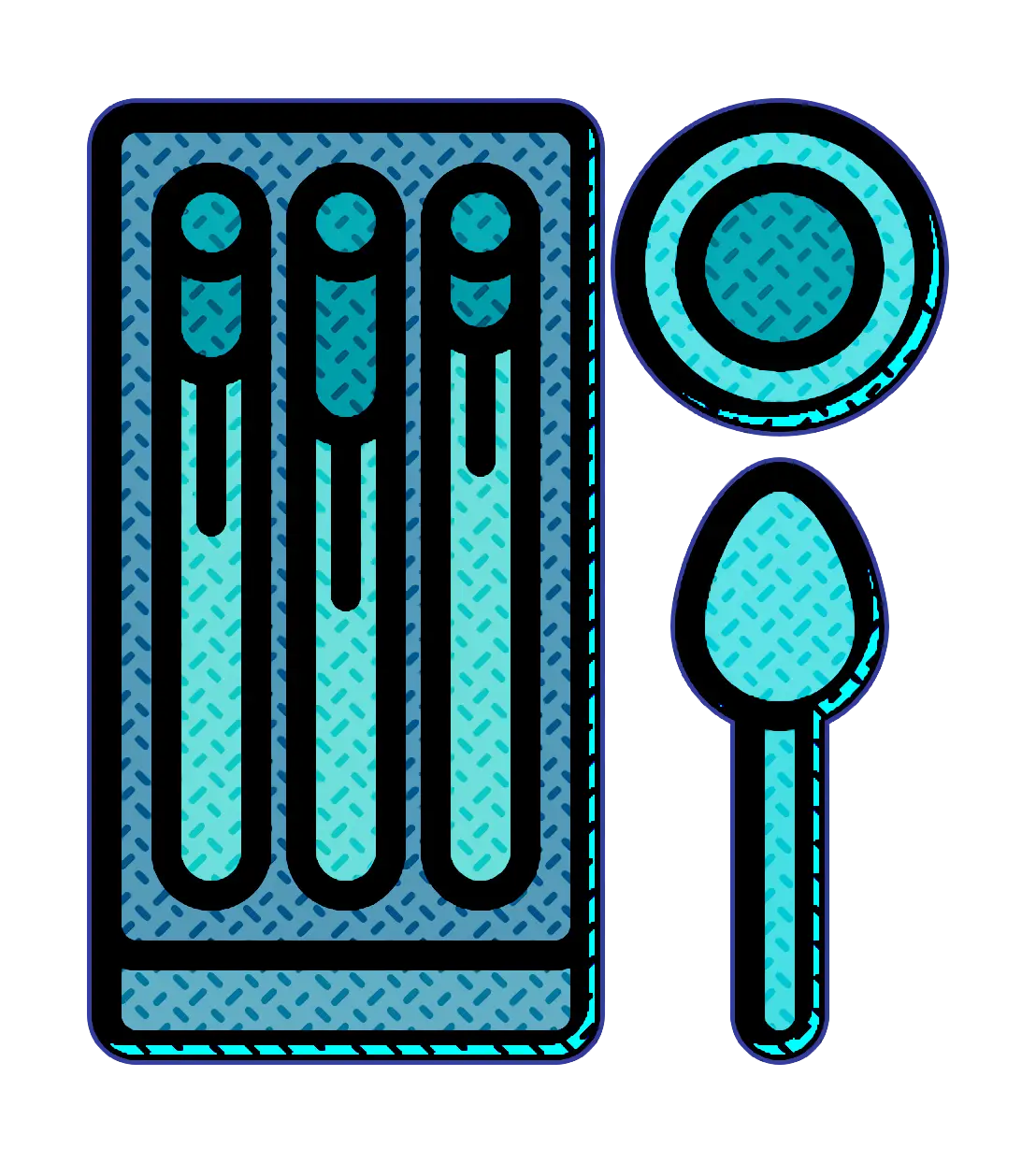 Lab Test Tubes and Spoon