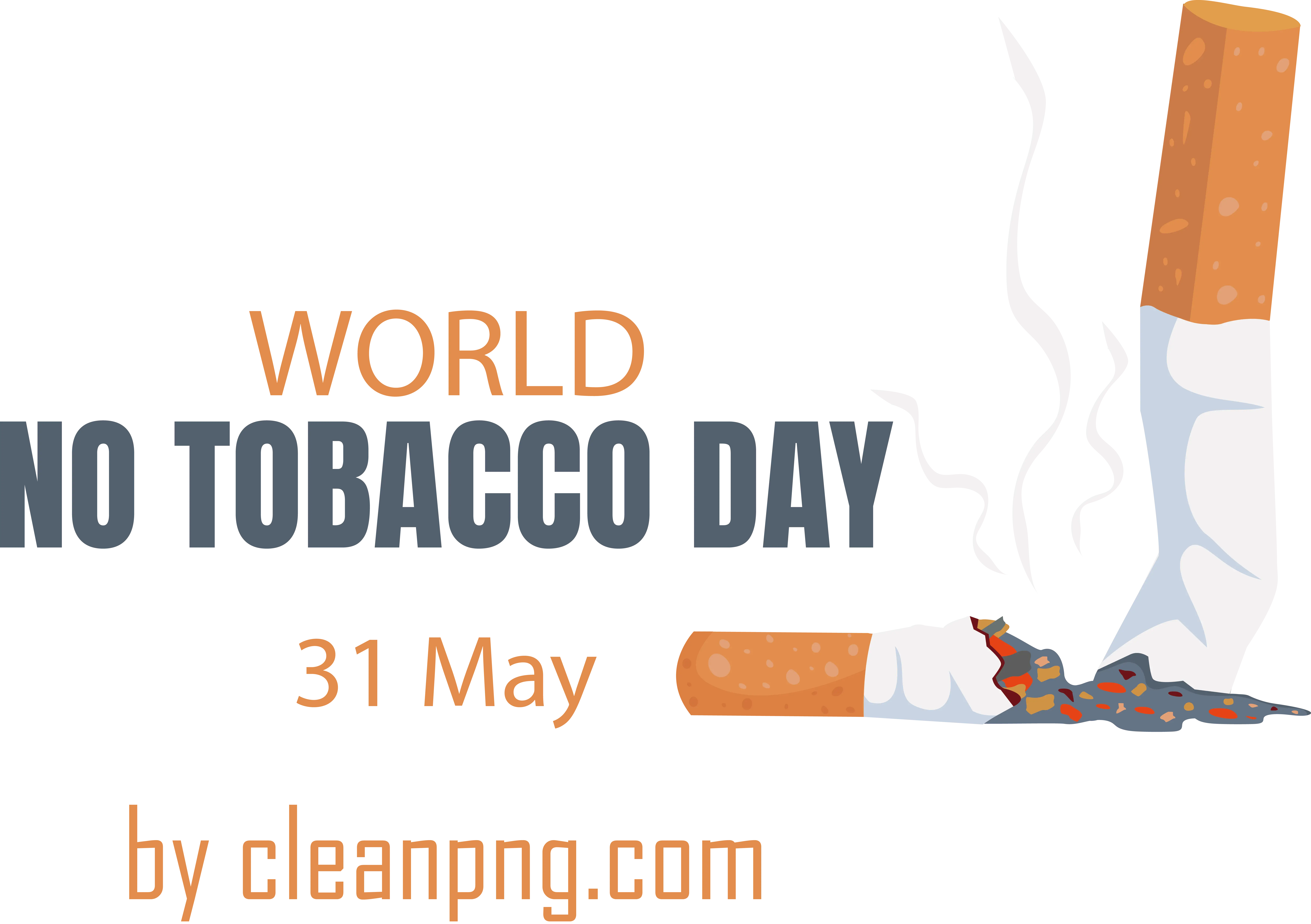 World No Tobacco Day Awareness Logo