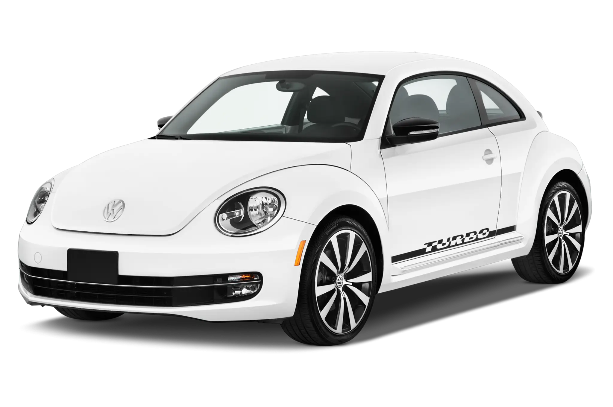 White Hatchback Car with Compact Design