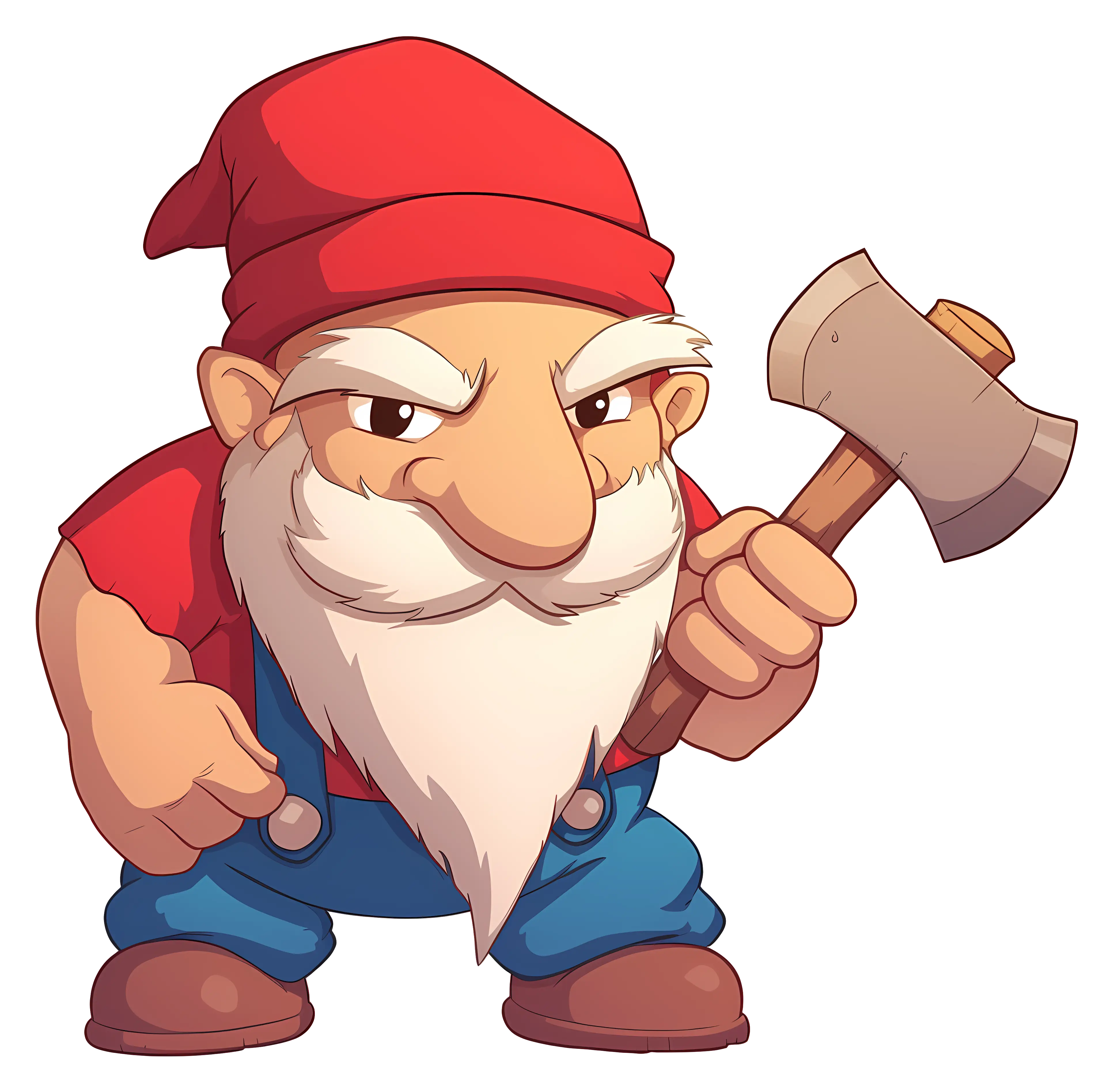 Fantasy Gnome with Axe